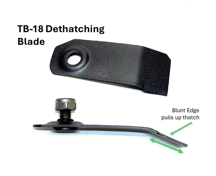 Rolux TB-18 Dethatching Blade Kit with Bolts and Nuts