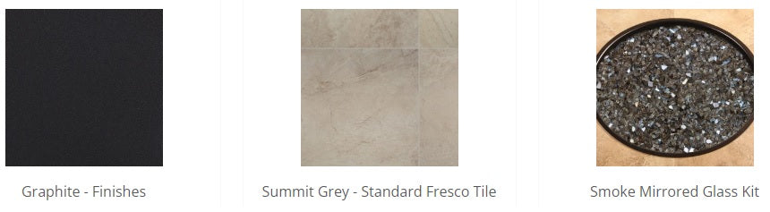 OW Lee Capri 30" x 50" Chat Height Fire Pit Table