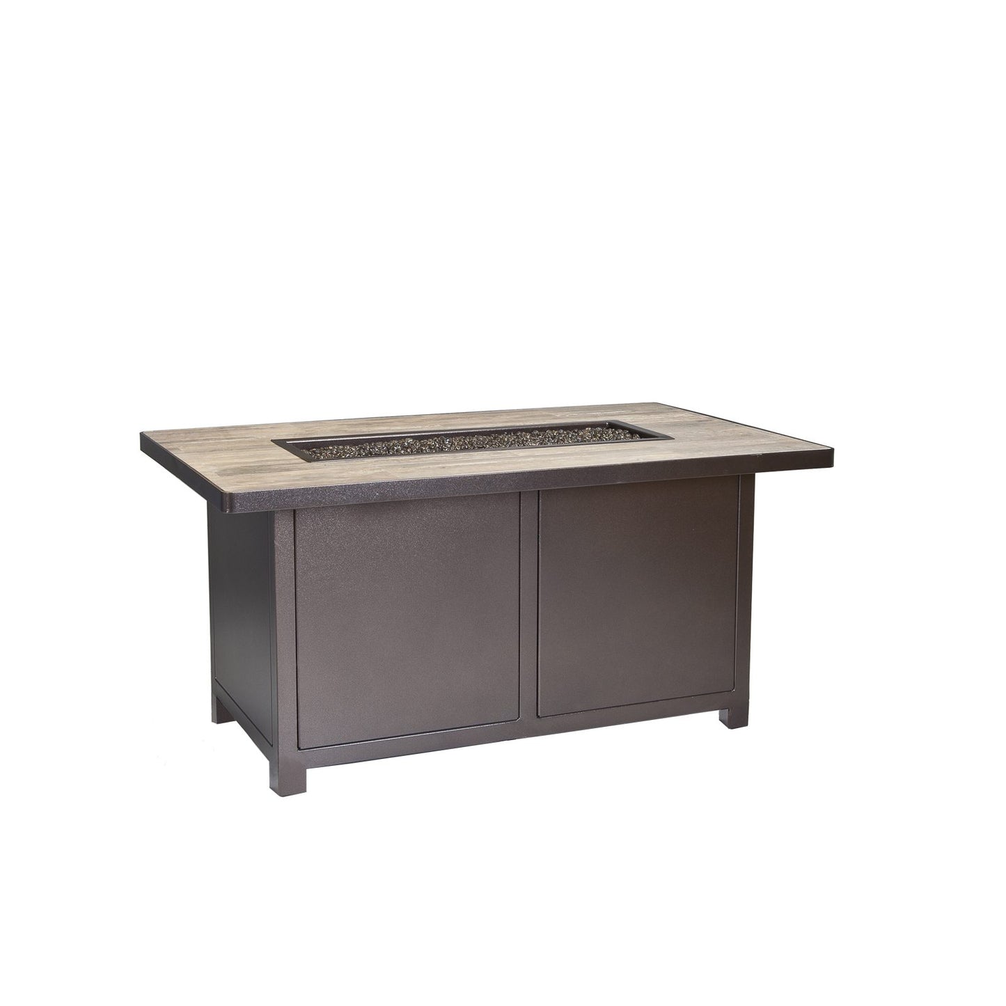 OW Lee Capri 30" x 50" Chat Height Fire Pit Table