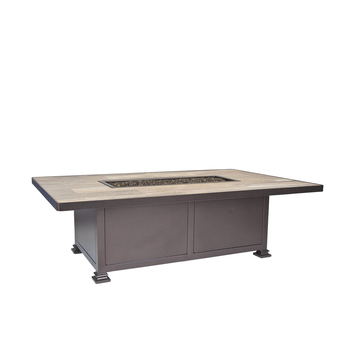 OW Lee Santorini 36" x 58" Occasional Height Fire Pit Table