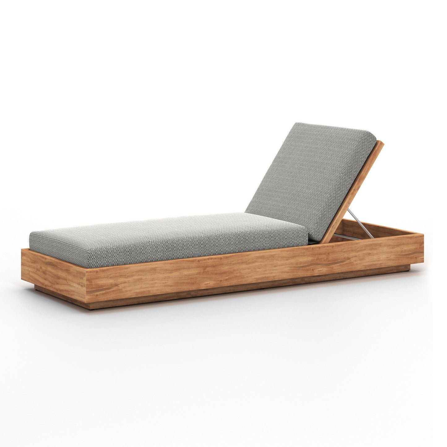 Four Hands 109167-003 Kinta Outdoor Chaise Lounge - Faye Ash