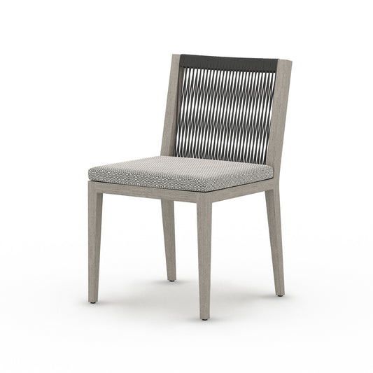 Four Hands 223161-002 Sherwood Outdoor Dining Chair, Weathered Grey - Faye Ash