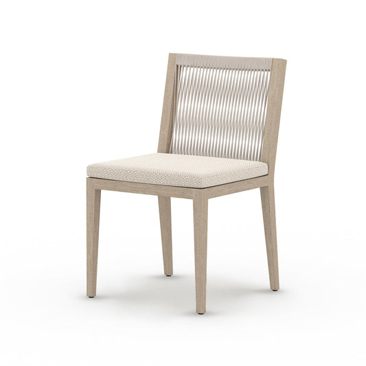 Four Hands 223161-004 Sherwood Outdoor Dining Chair, Washed Brown - Faye Sand