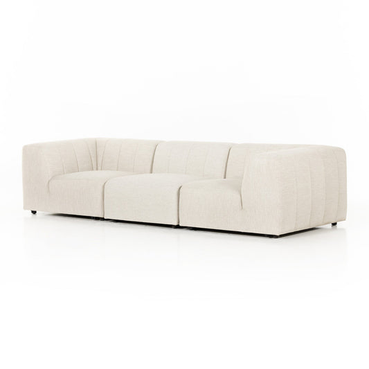 Four Hands 223215-002 Gwen Outdoor 3-Piece Sectional Sofa - Faye Sand