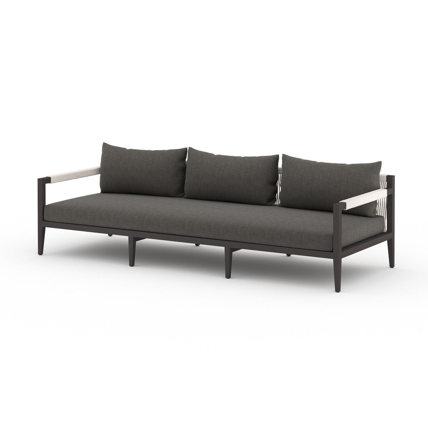 Four Hands 223340-002 Sherwood Outdoor Sofa, Bronze - Venao Charcoal