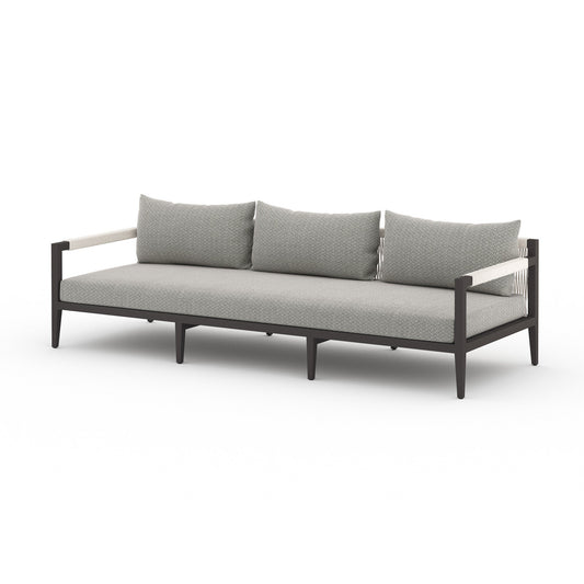 Four Hands 223340-004 Sherwood Outdoor Sofa, Bronze - Faye Ash