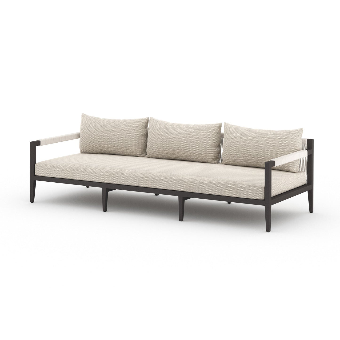 Four Hands 223340-006 Sherwood Outdoor Sofa, Bronze - Faye Sand