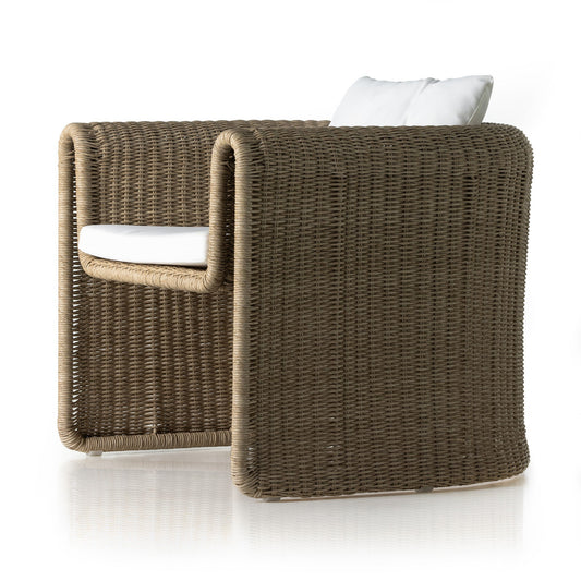 Four Hands 224749-003 Tucson Woven Outdoor Chair - Stinson White