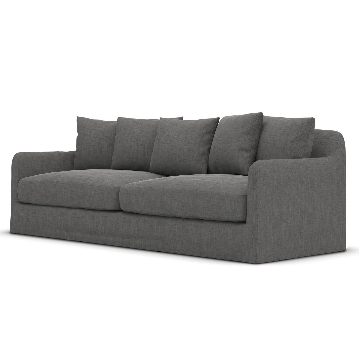 Four Hands 225073-001 Dade Outdoor Slipcover Sofa - Venao Charcoal
