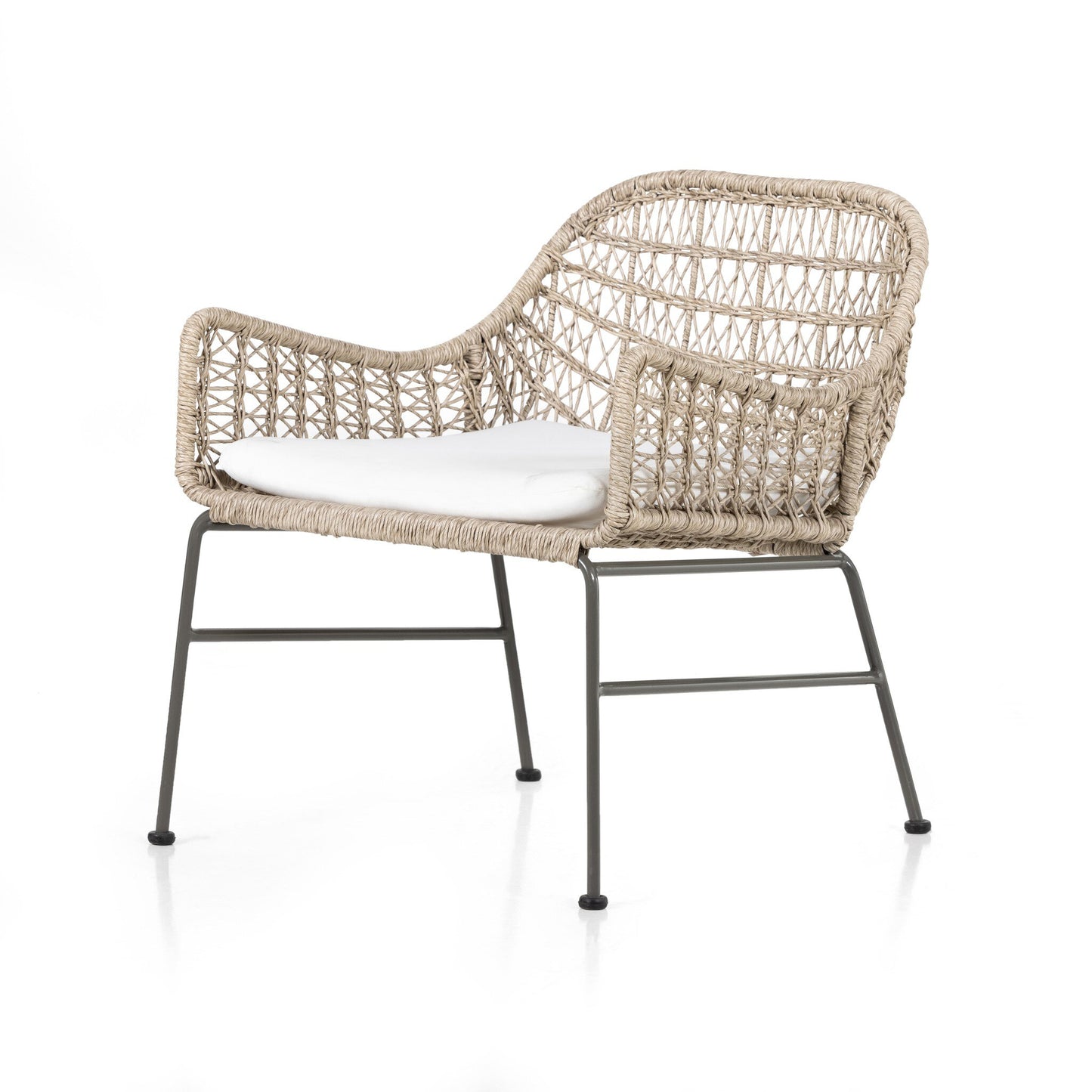 Four Hands 230093-001 Bandera Outdoor Woven Club Chair - Stinson White