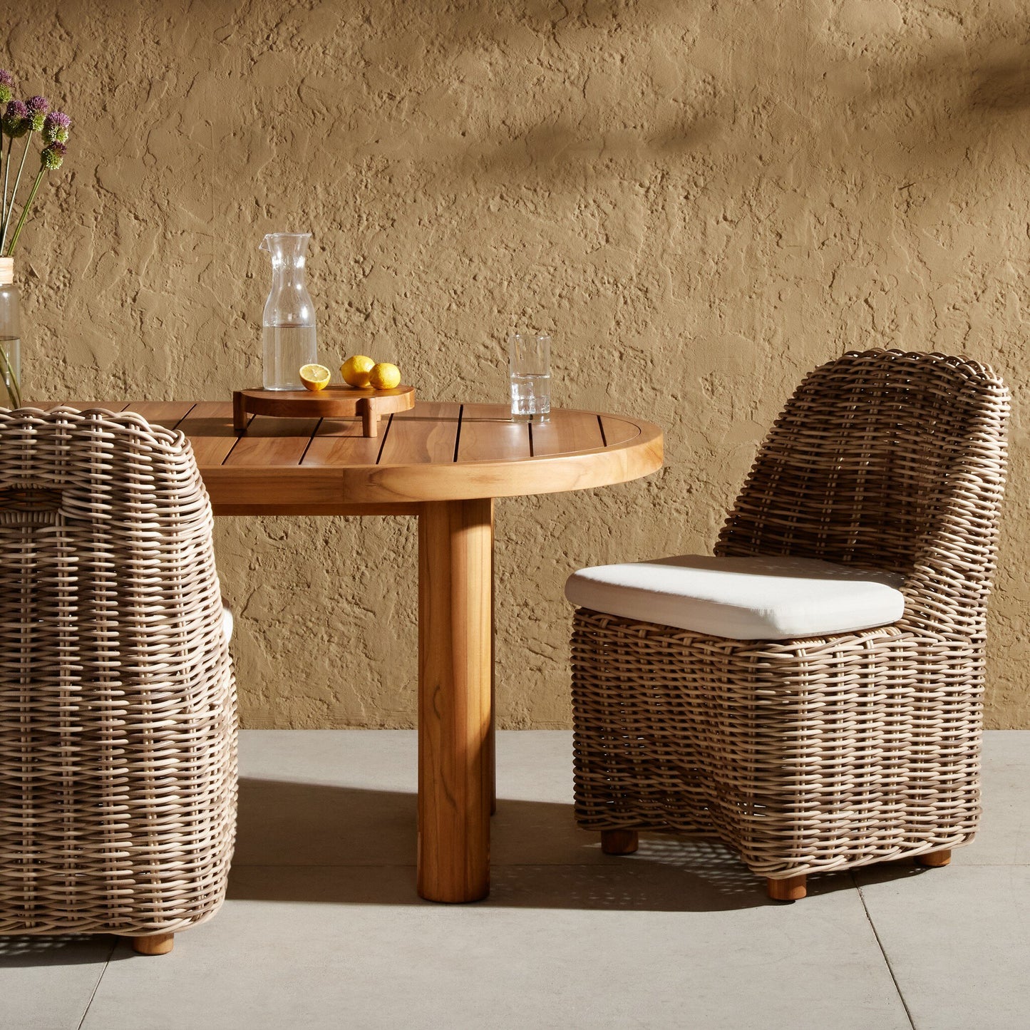 Four Hands 233670-002 Messina Outdoor Dining Chair - Venao Ivory