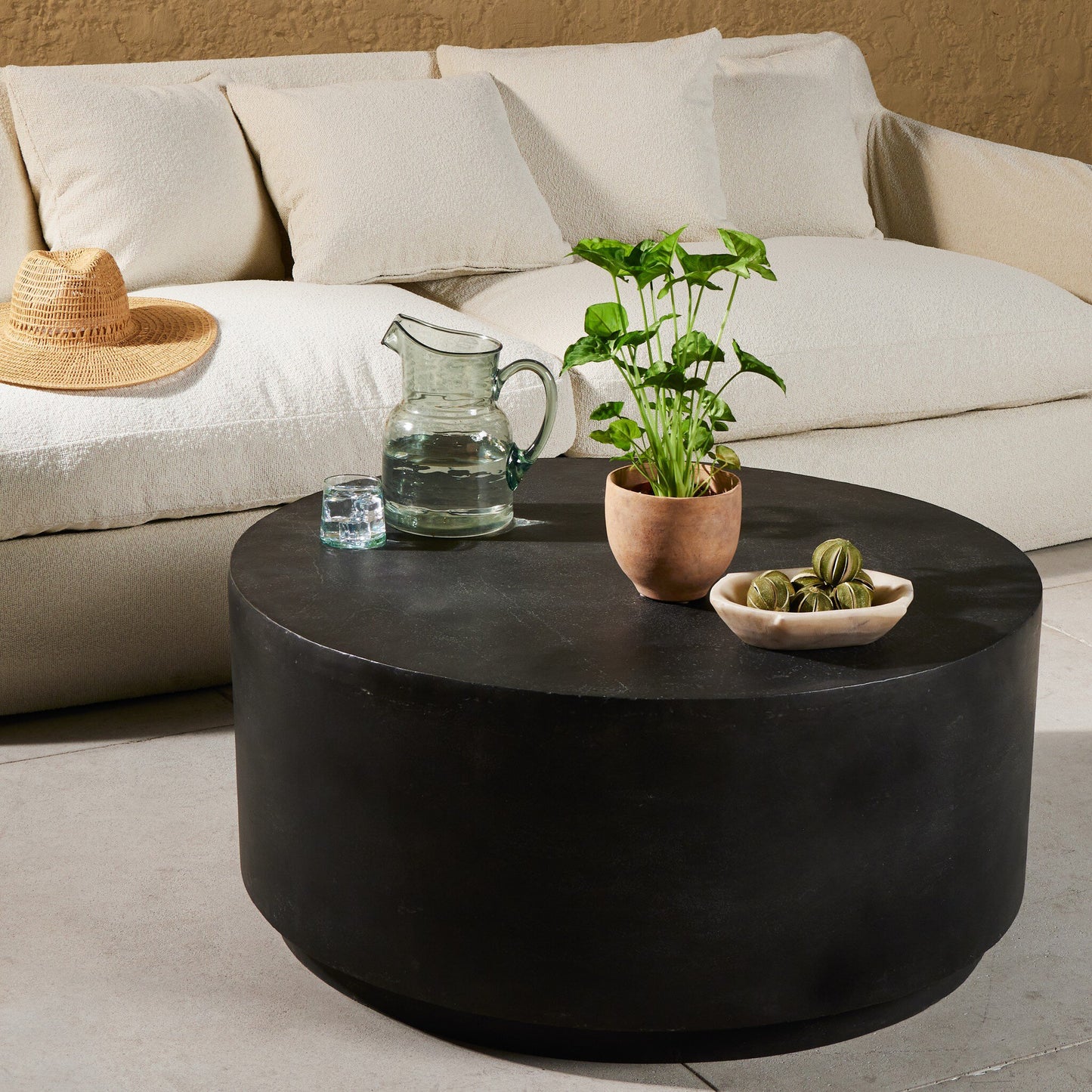 Four Hands 234317-001 Javi Outdoor Coffee Table - Aged Grey