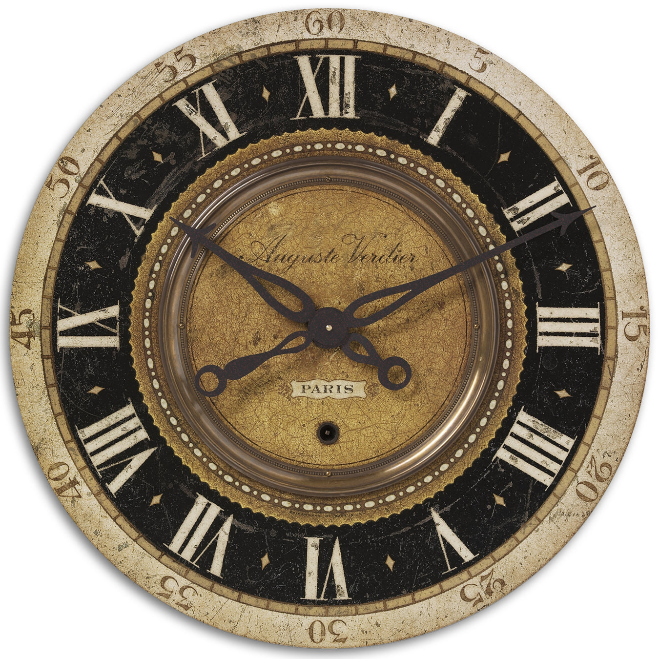 Uttermost 06028 Auguste Verdier 27" Wall Clock