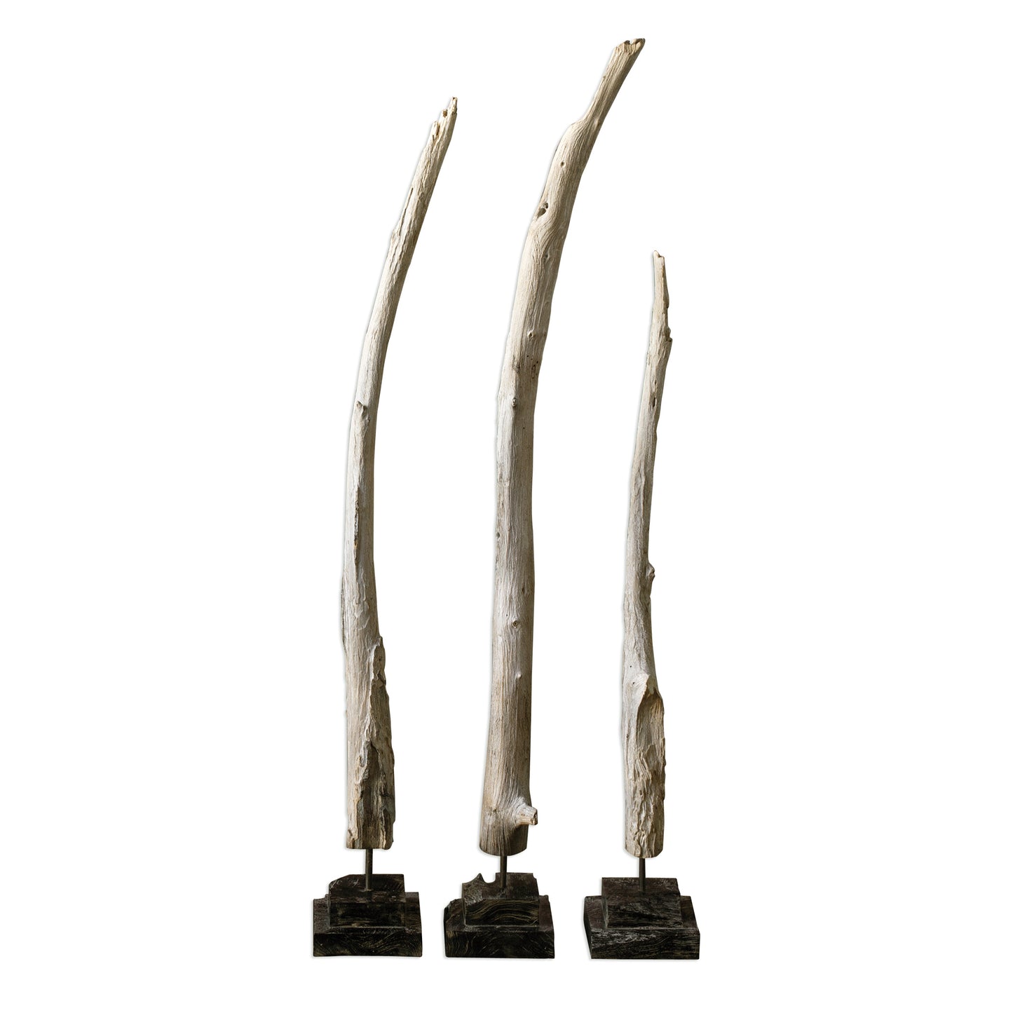 Uttermost 18767 Teak Branches Statues, S/3