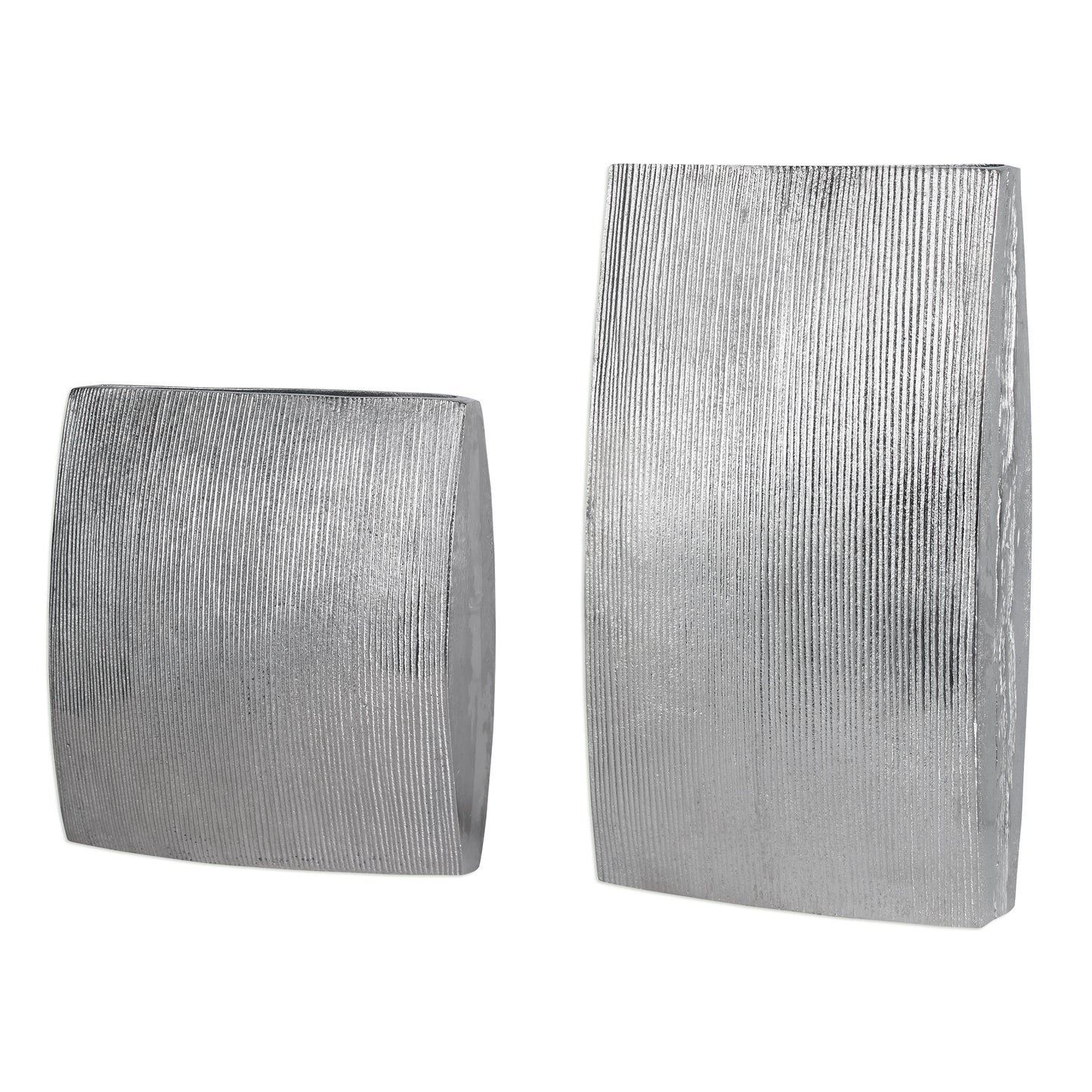 Uttermost 20188 Darla Aluminum Vases S/2