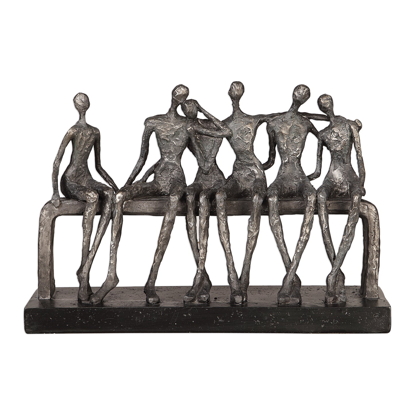 Uttermost 18991 Camaraderie Aged Silver Figurine