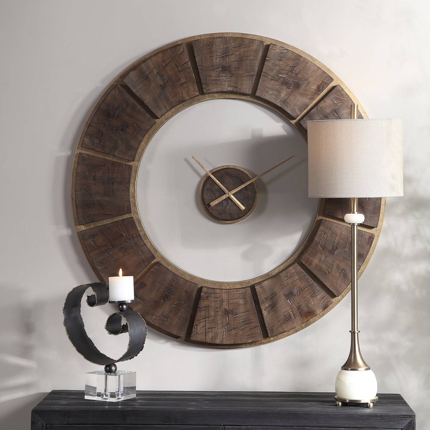 Uttermost 06102 Kerensa Wooden Wall Clock