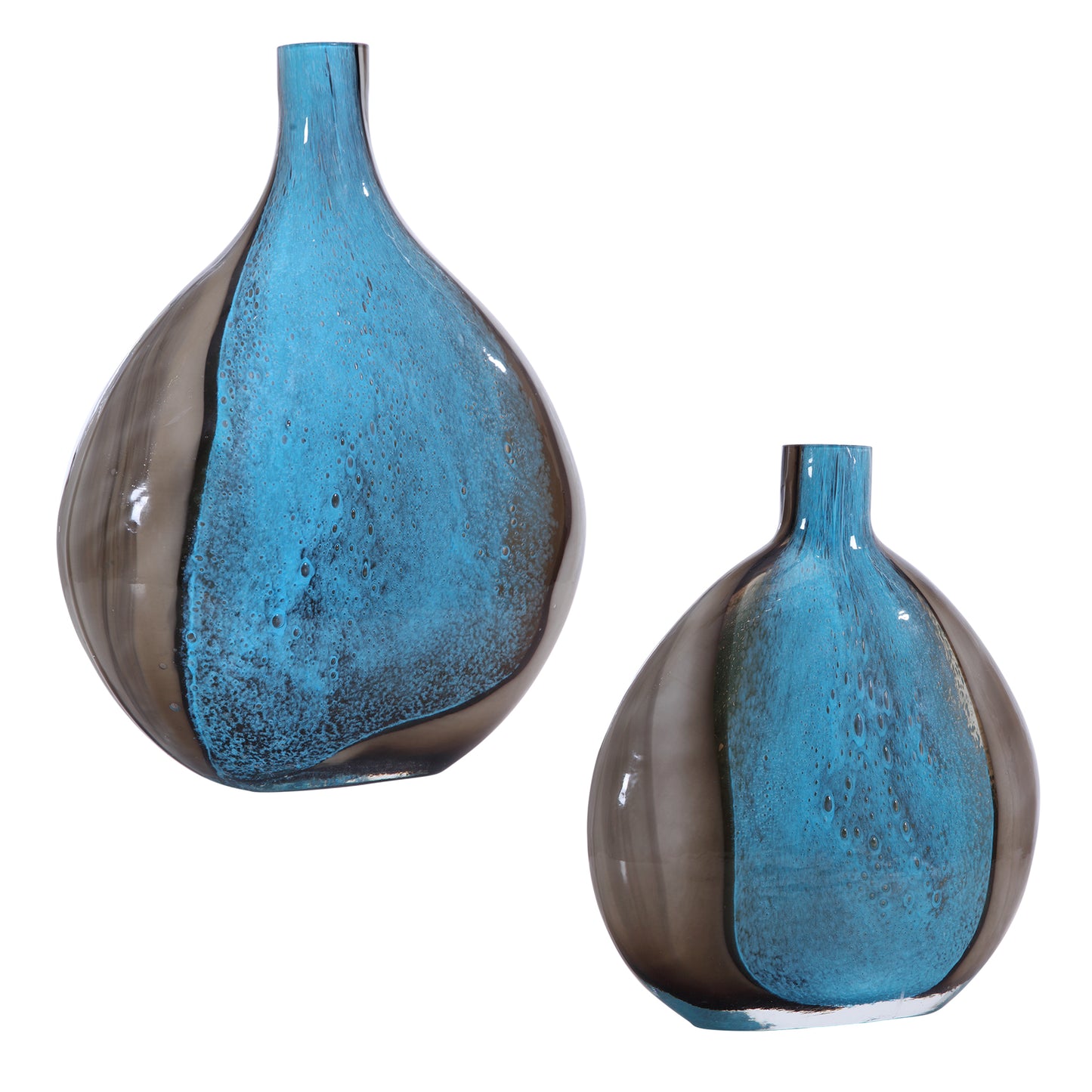 Uttermost 17741 Adrie Art Glass Vases, S/2