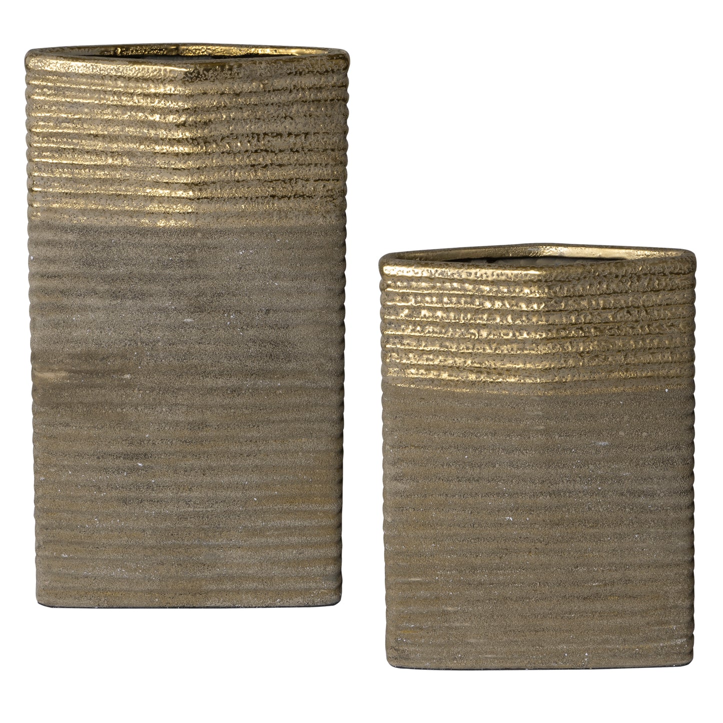 Uttermost 17967 Riaan Ribbed Vases, S/2