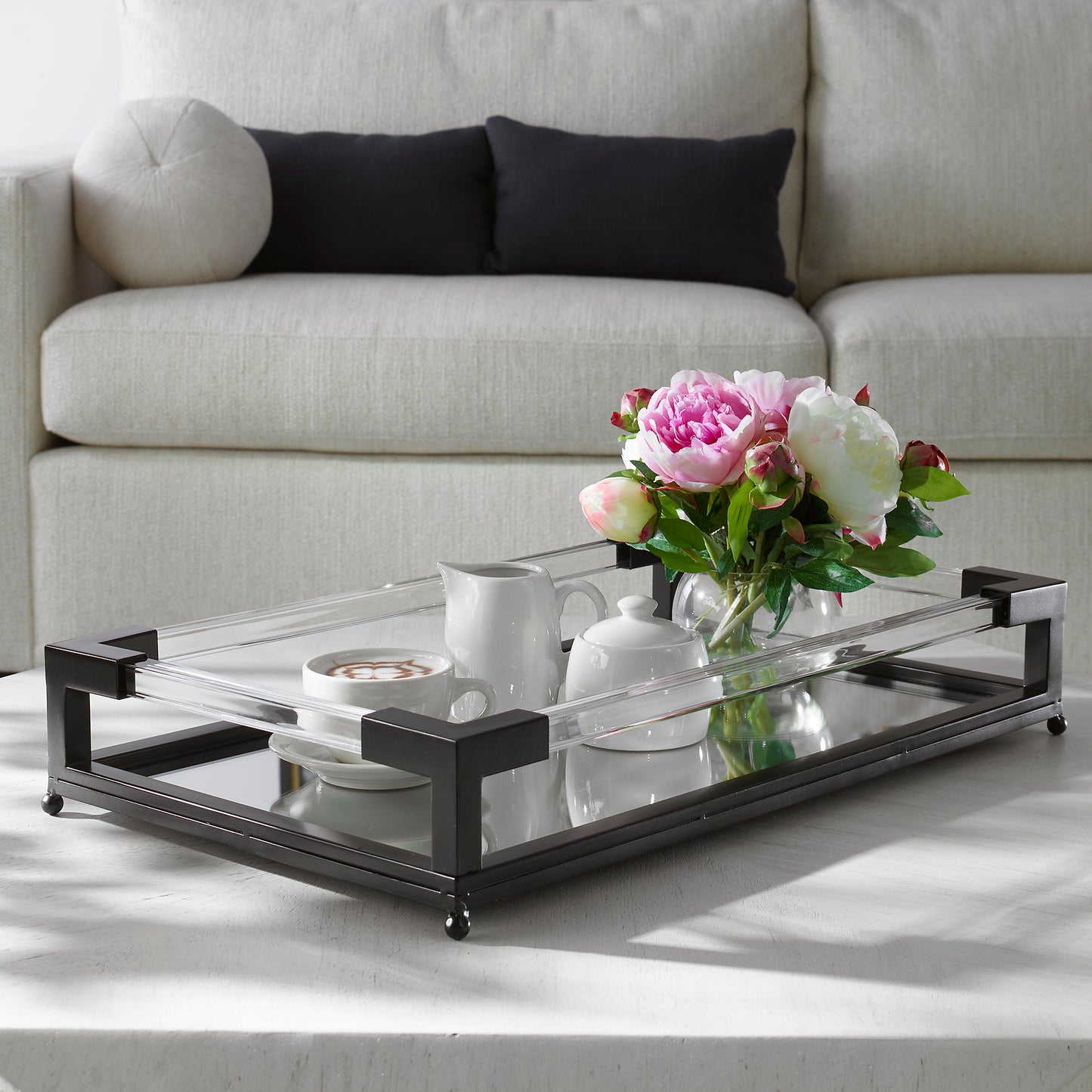 Uttermost 18003 Balkan Mirrored Iron Tray