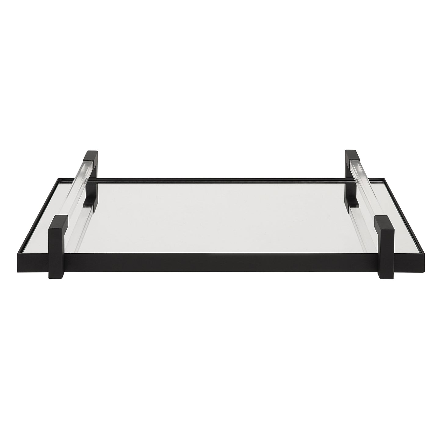 Uttermost 18082 Deki Black Mirrored Tray