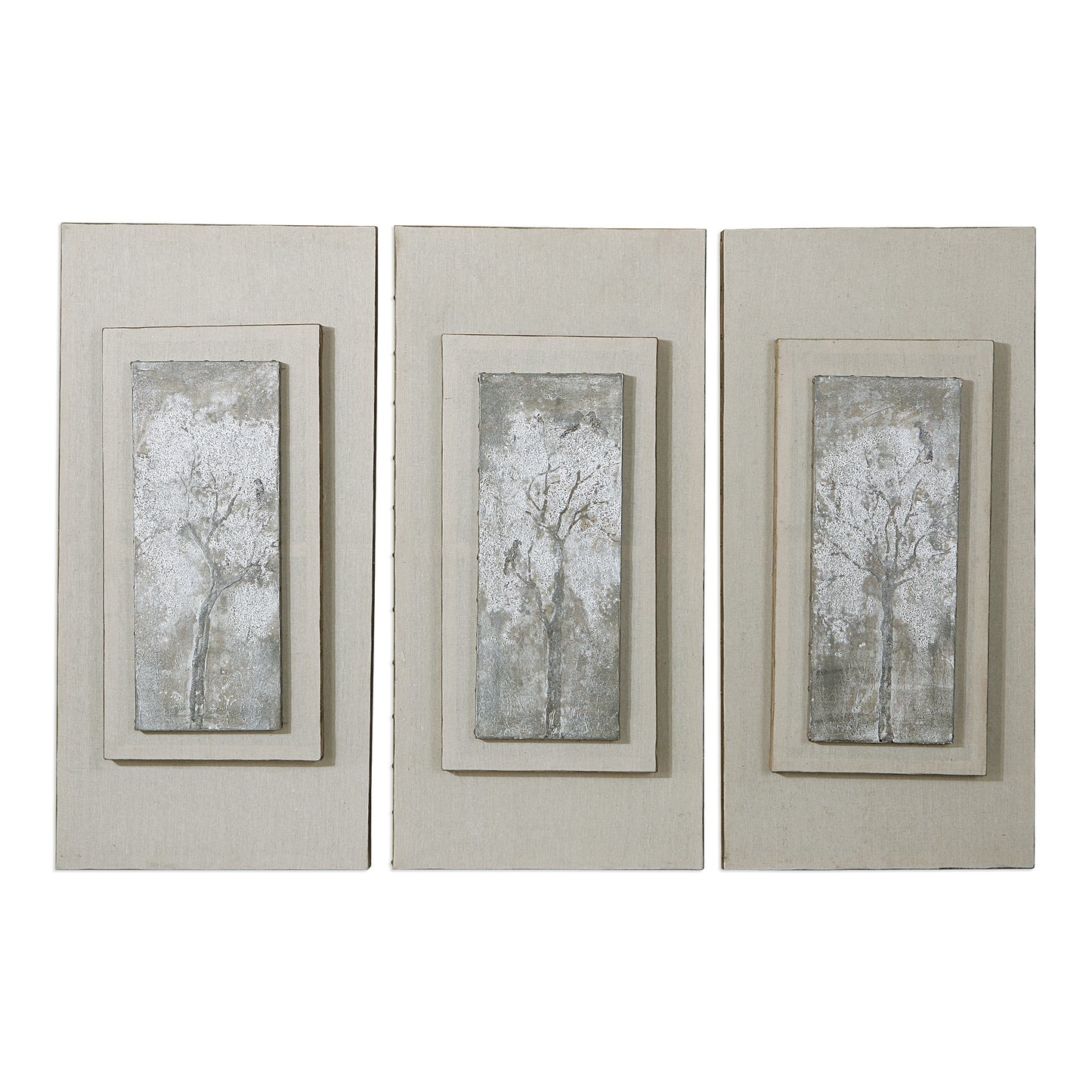Uttermost 41426 Triptych Trees Hand Painted Art Set/3