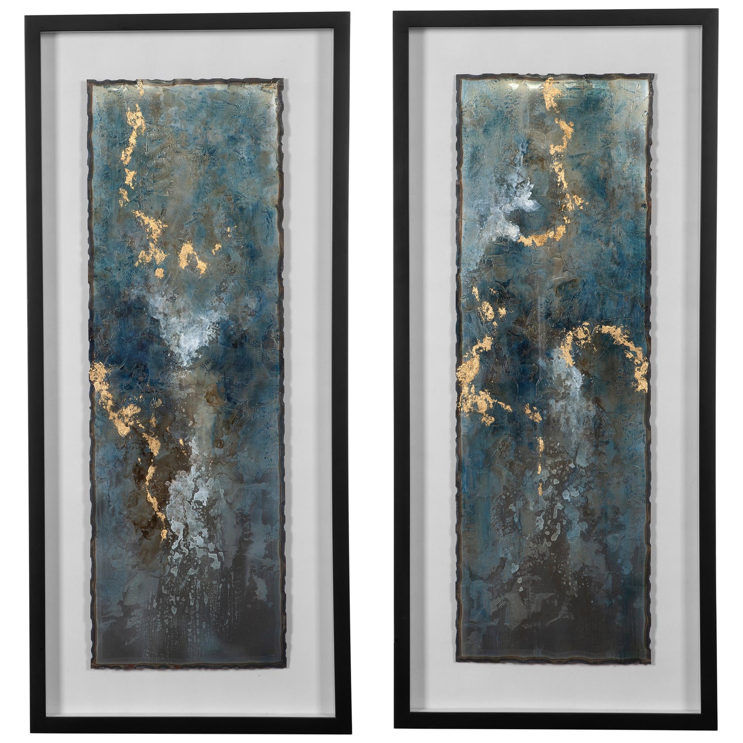 Uttermost 41434 Glimmering Agate Abstract Prints, S/2