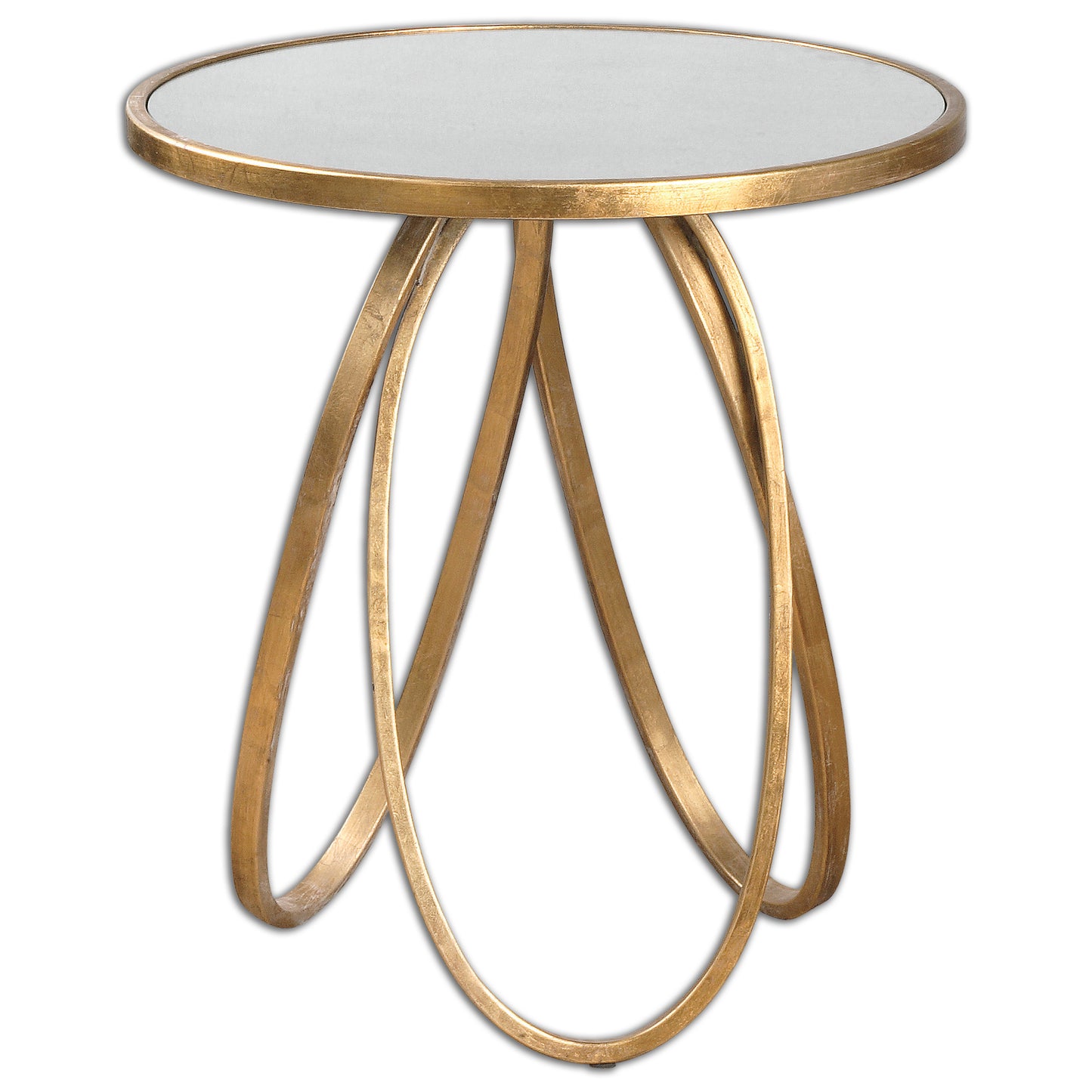 Uttermost 24410 Montrez Gold Side Table