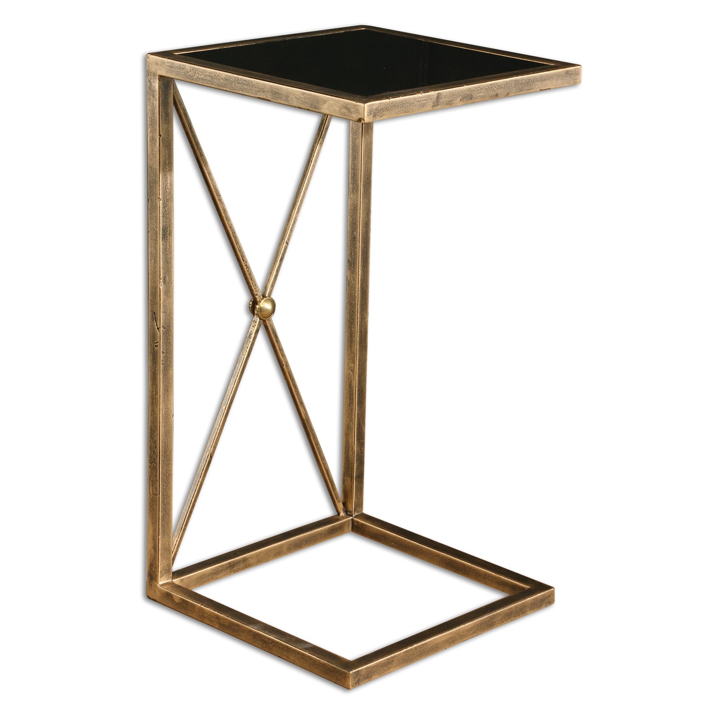 Uttermost 25014 Zafina Gold Accent Table