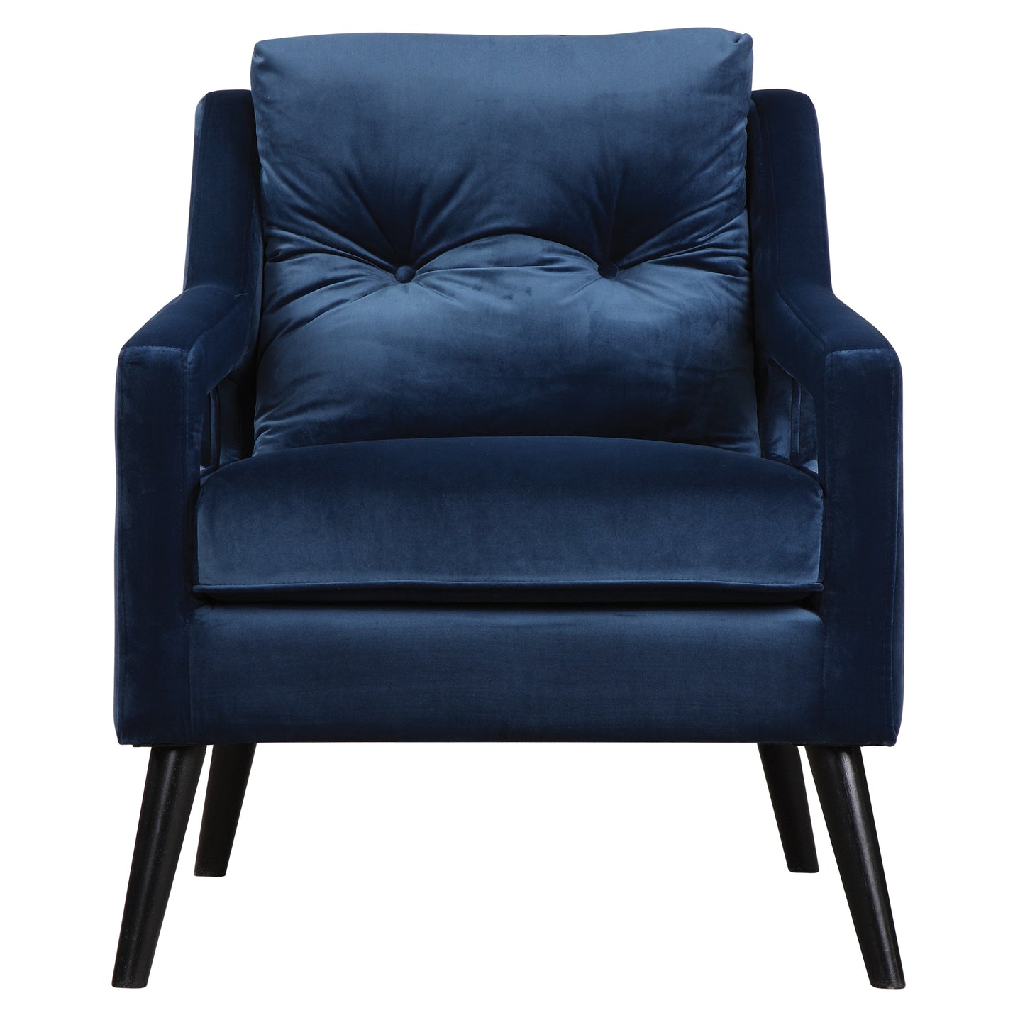 Uttermost 23318 O'Brien Blue Velvet Armchair