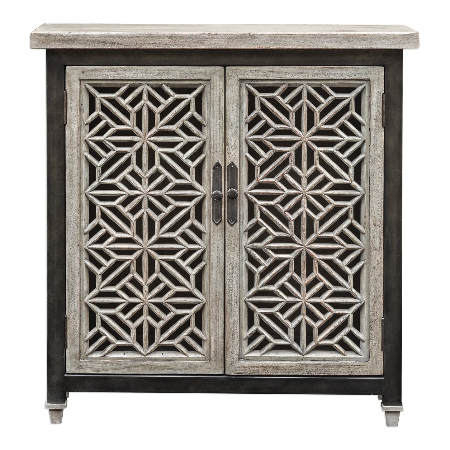 Uttermost 25772 Branwen Aged White Accent Cabinet
