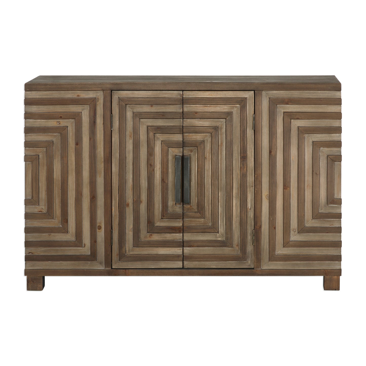Uttermost 24773 Layton Geometric Console Cabinet