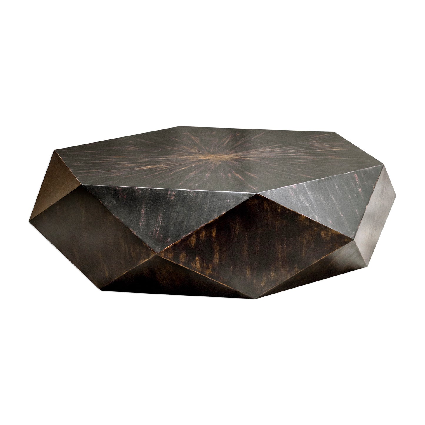 Uttermost 25832 Volker Worn Black Coffee Table