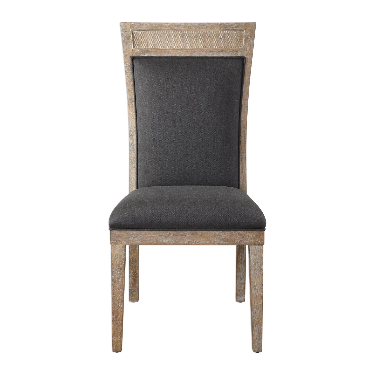 Uttermost 23440 Encore Dark Gray Armless Chair