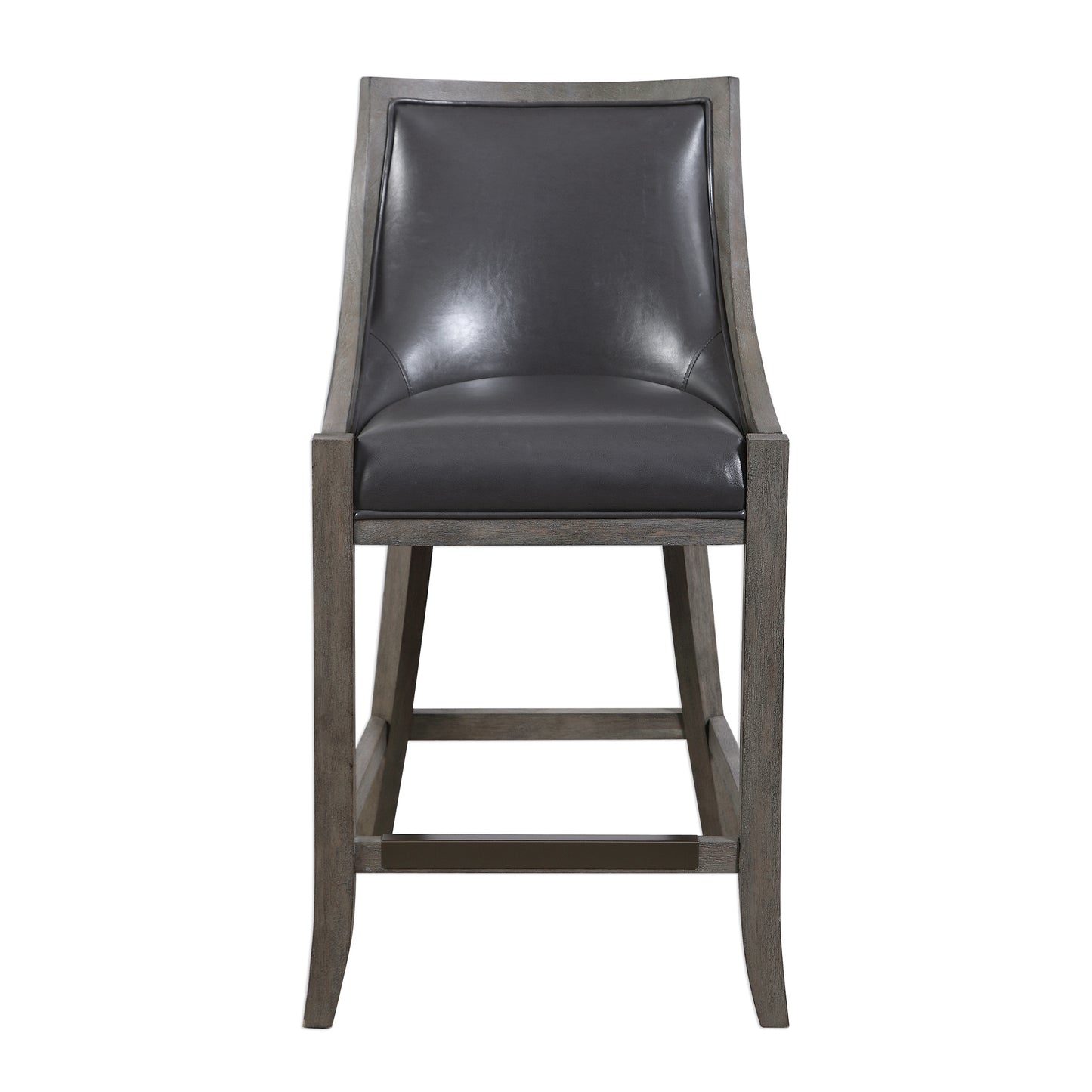 Uttermost 23465 Elowen Leather Counter Stool
