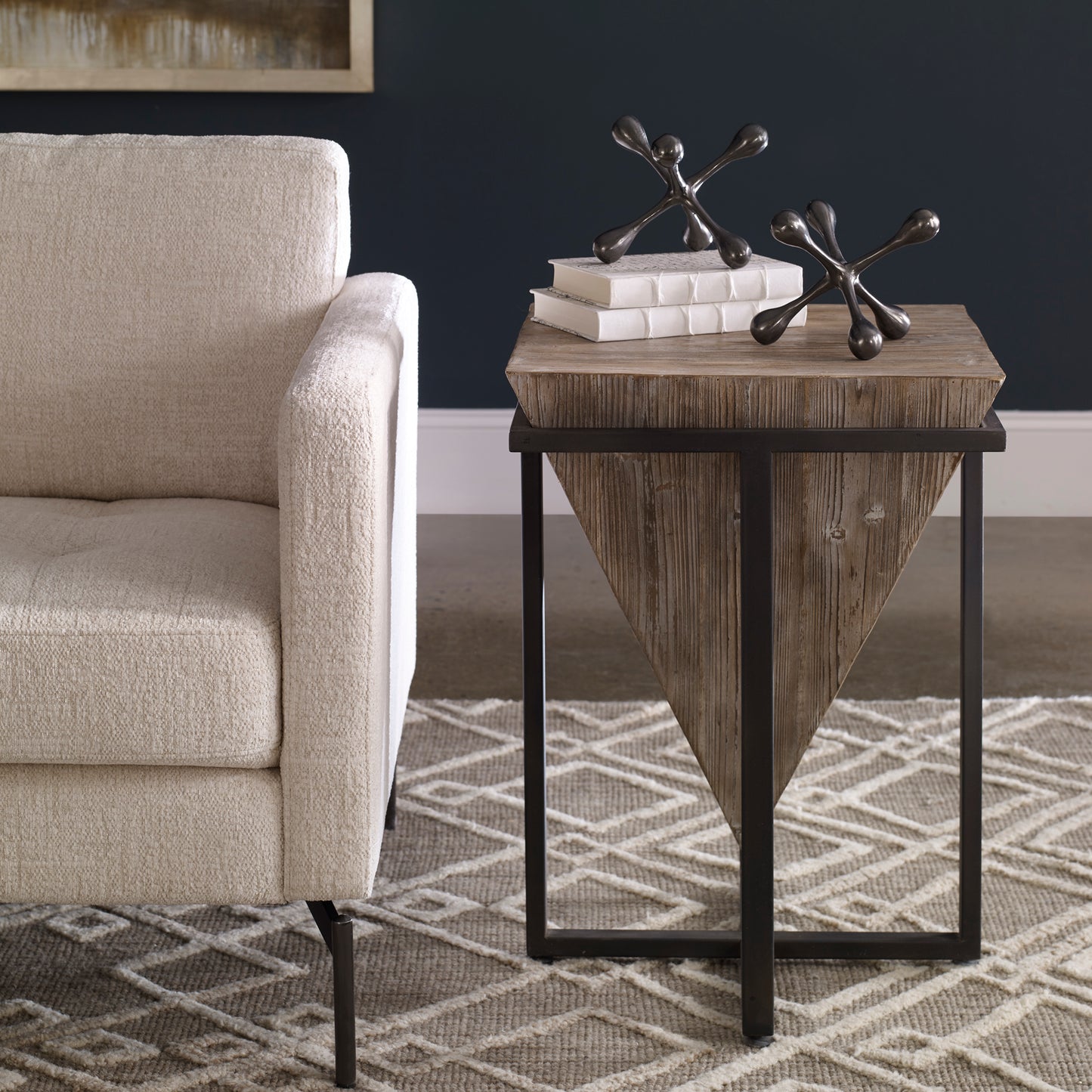 Uttermost 24864 Bertrand Wood Accent Table