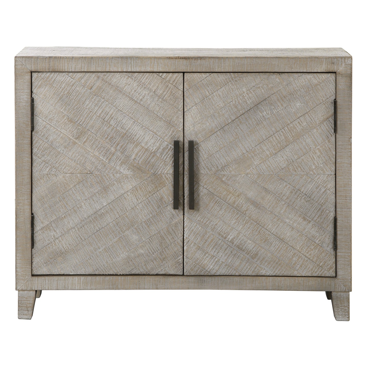 Uttermost 24873 Adalind White Washed Accent Cabinet