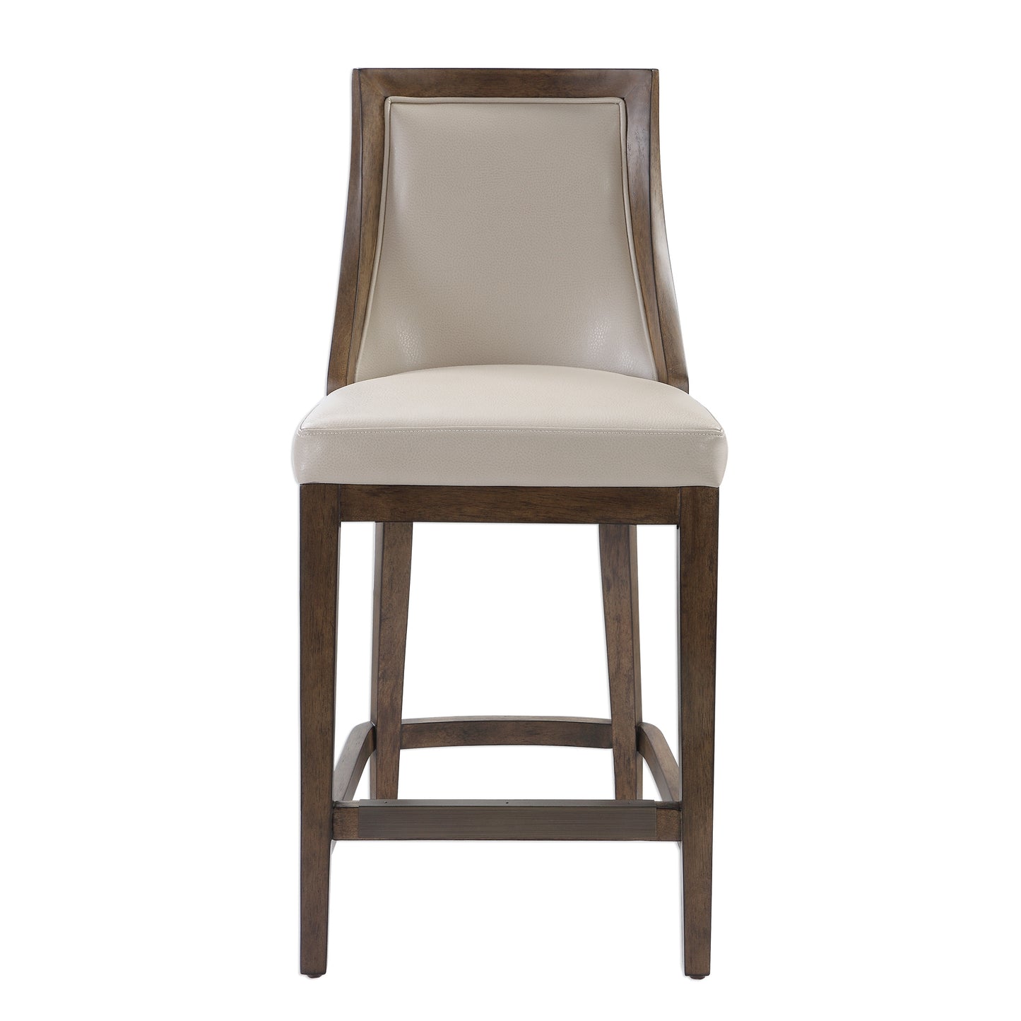 Uttermost 23501 Purcell Leather Counter Stool