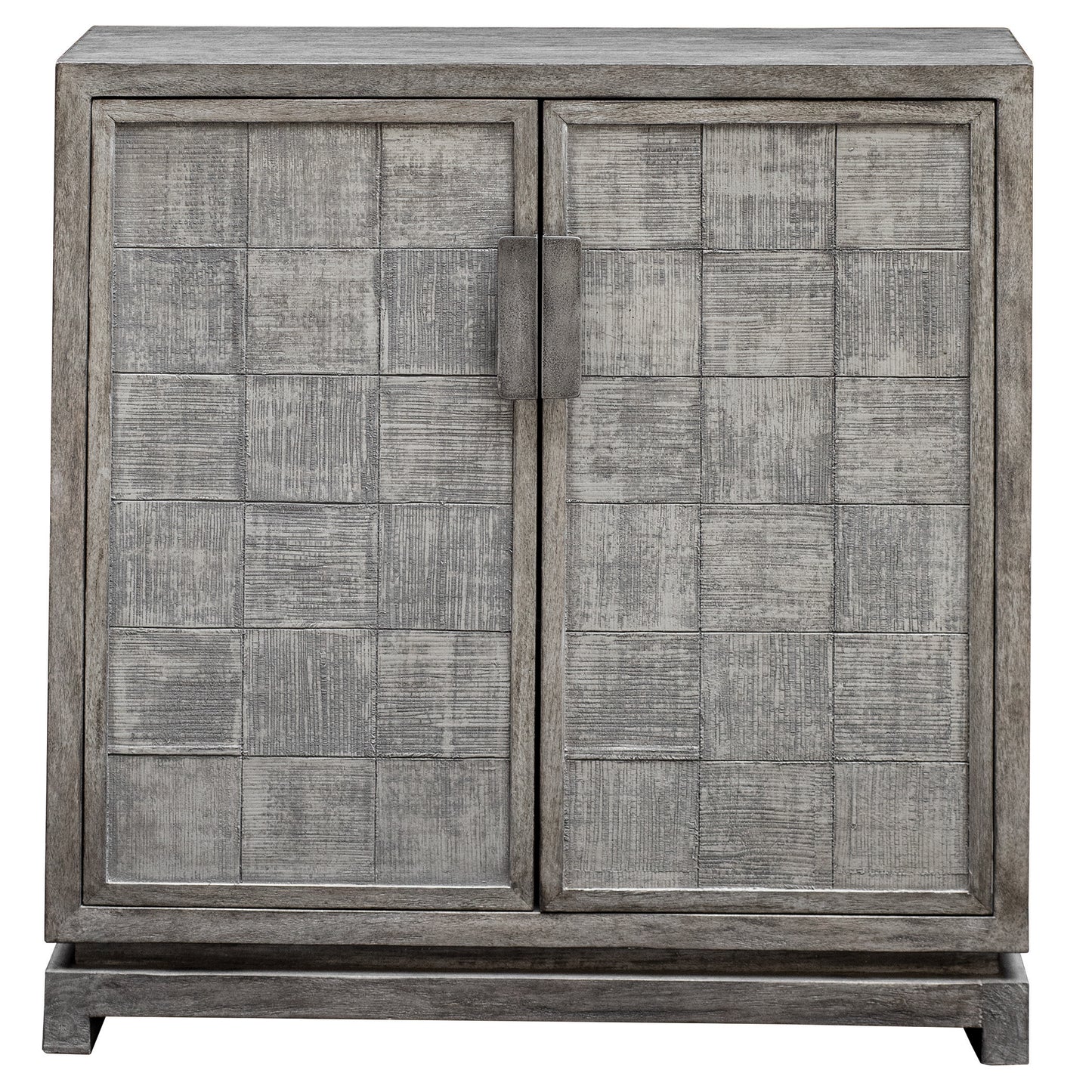Uttermost 25444 Hamadi Distressed Gray 2 Door Cabinet