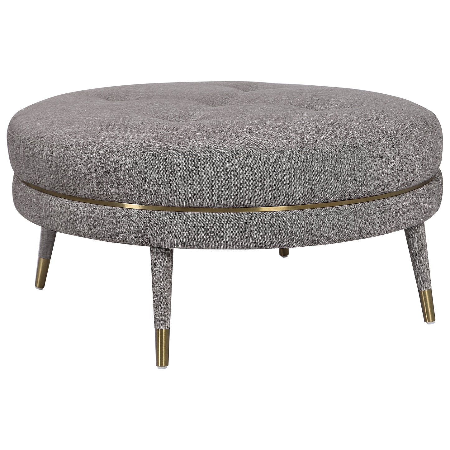 Uttermost 23524 Blake Modern Taupe Ottoman