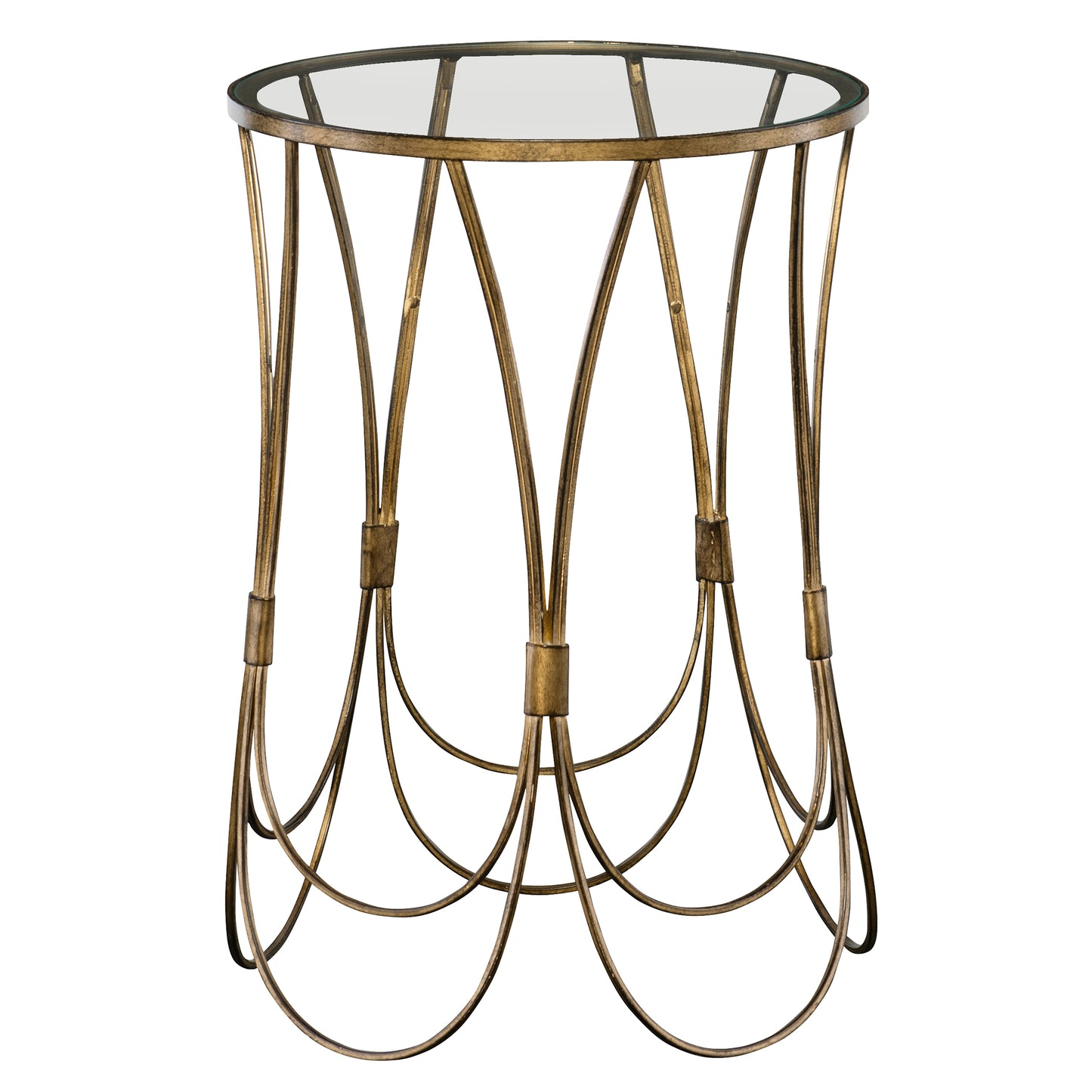 Uttermost 25056 Kalindra Gold Accent Table