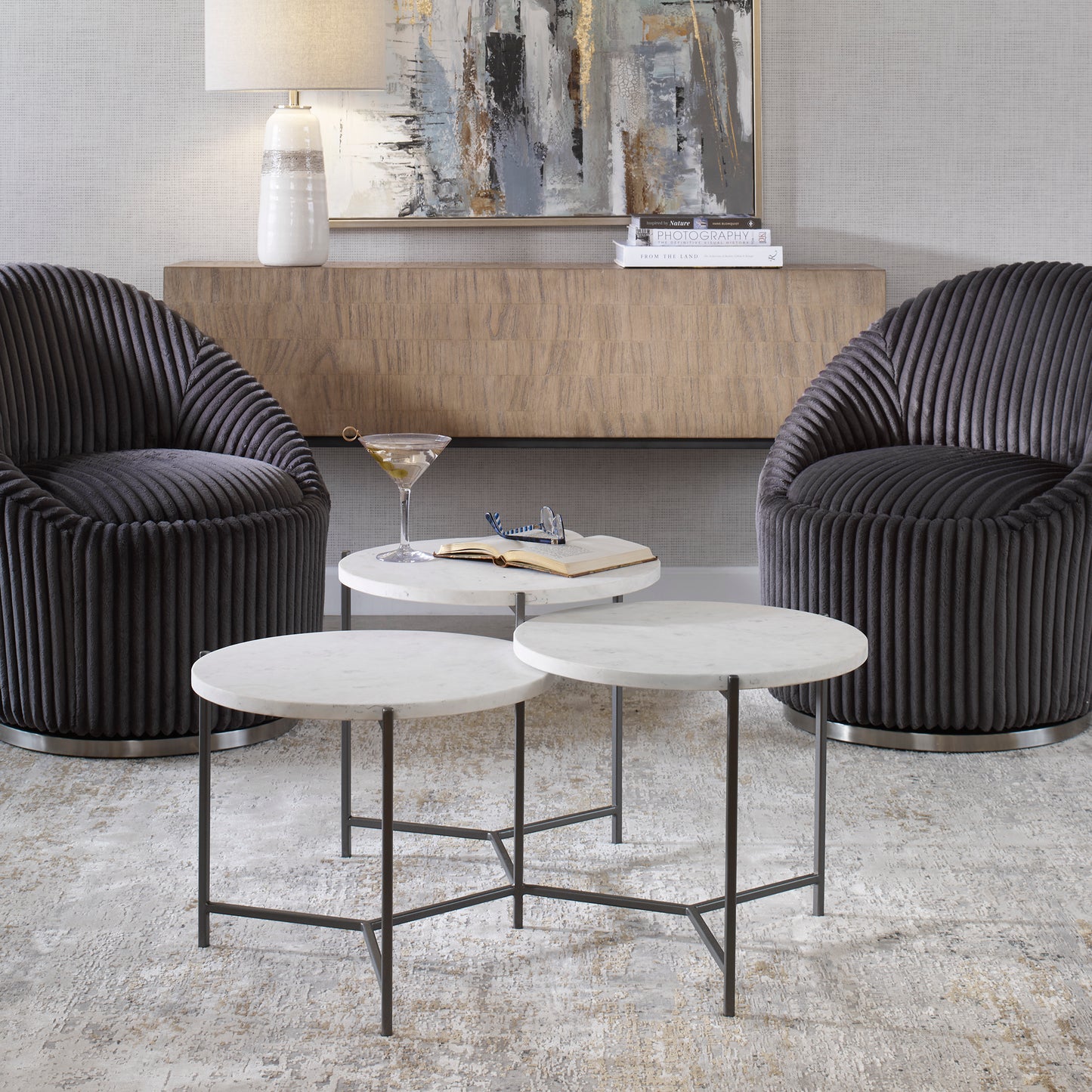 Uttermost 25071 Contarini Tiered Coffee Table