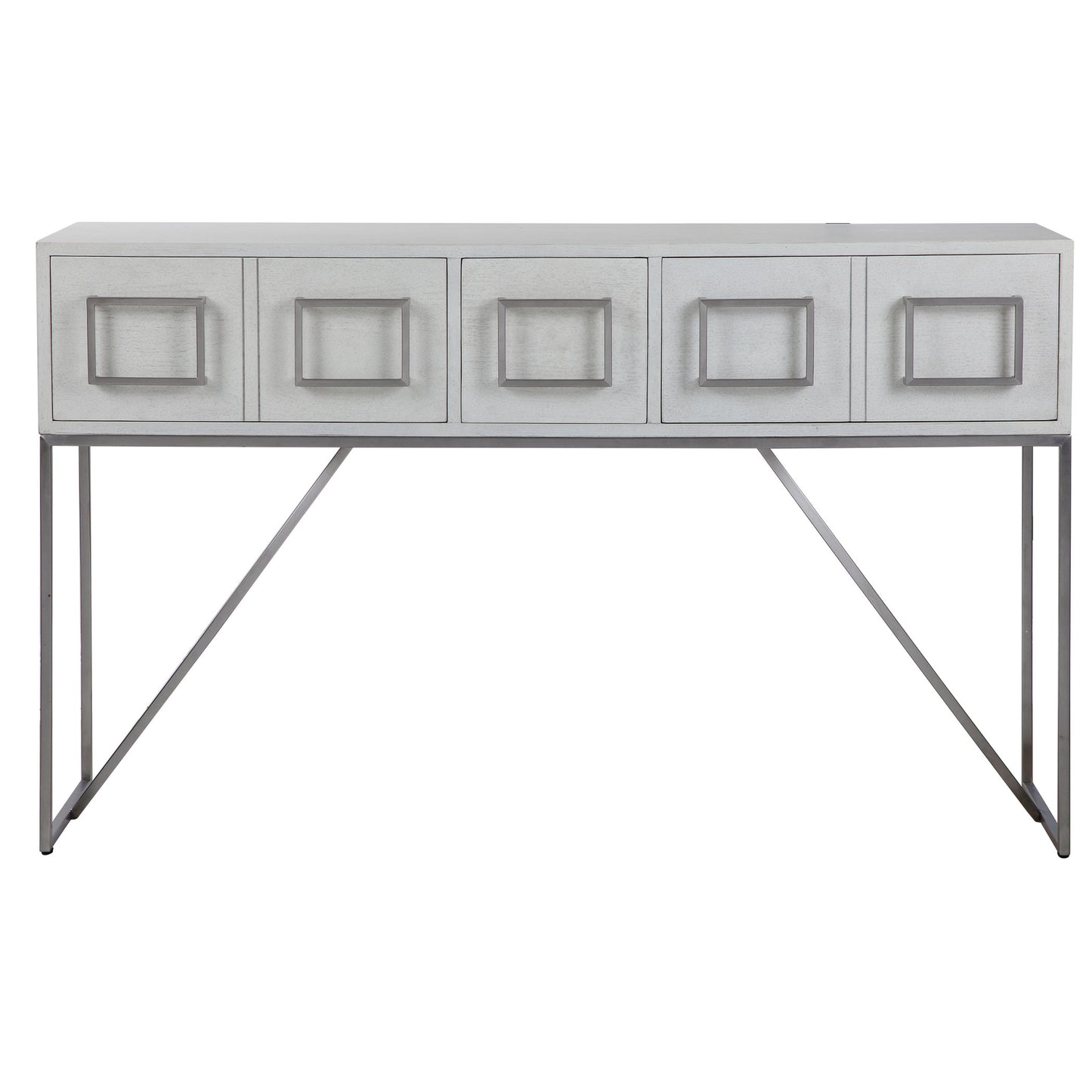 Uttermost 24954 Abaya White Console Table