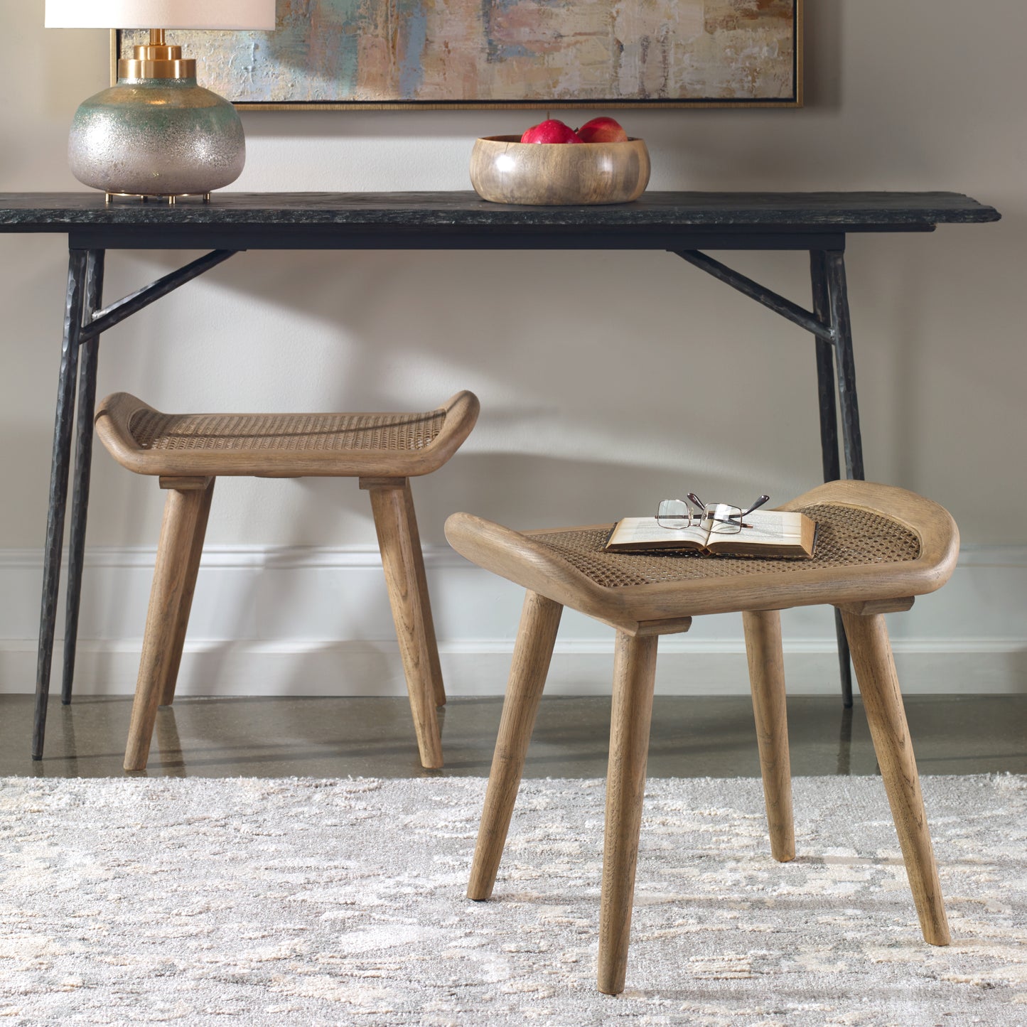 Uttermost 25462 Arne Scandinavian Small Bench