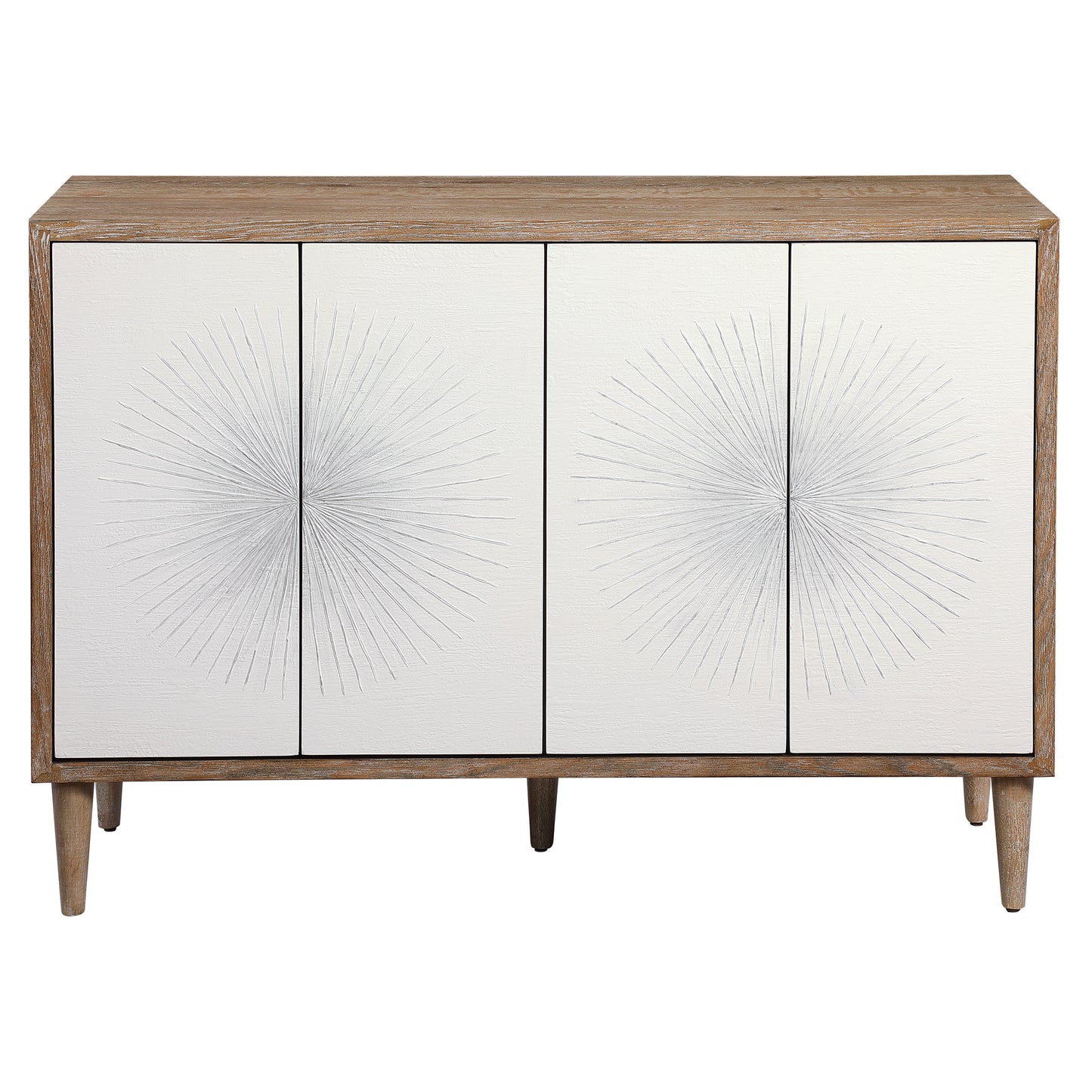 Uttermost 25084 Dani 4 Door White Cabinet