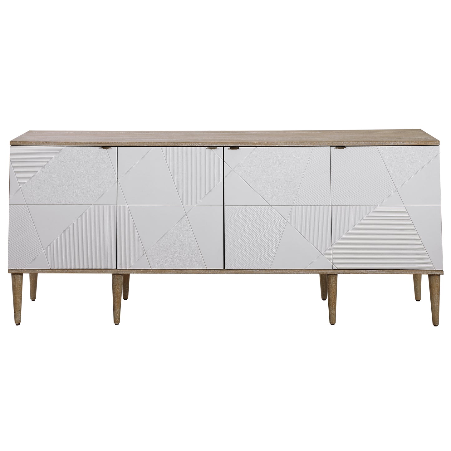 Uttermost 25101 Tightrope 4 Door Modern Sideboard Cabinet