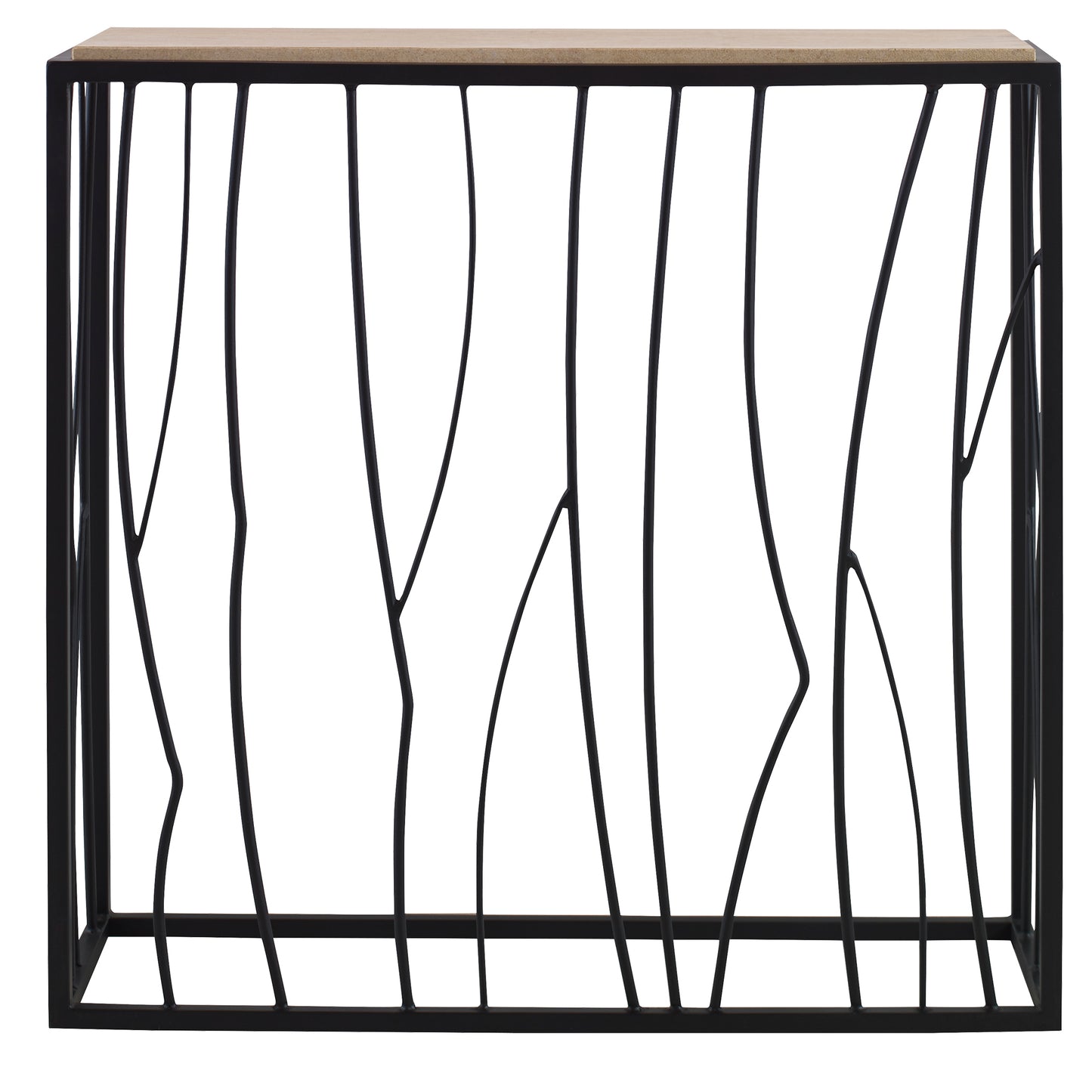 Uttermost 25104 Reed Travertine Console Table