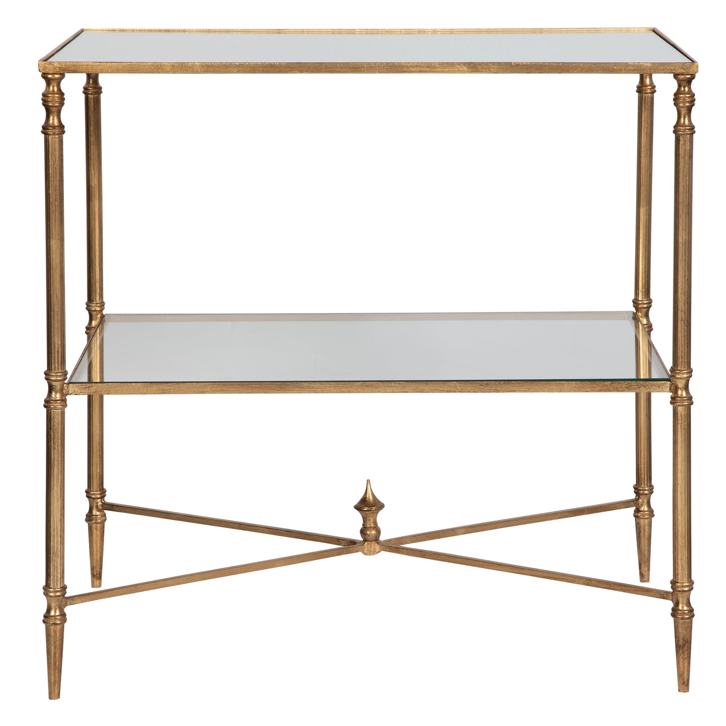 Uttermost 26120 Henzler Mirrored Glass Lamp Table