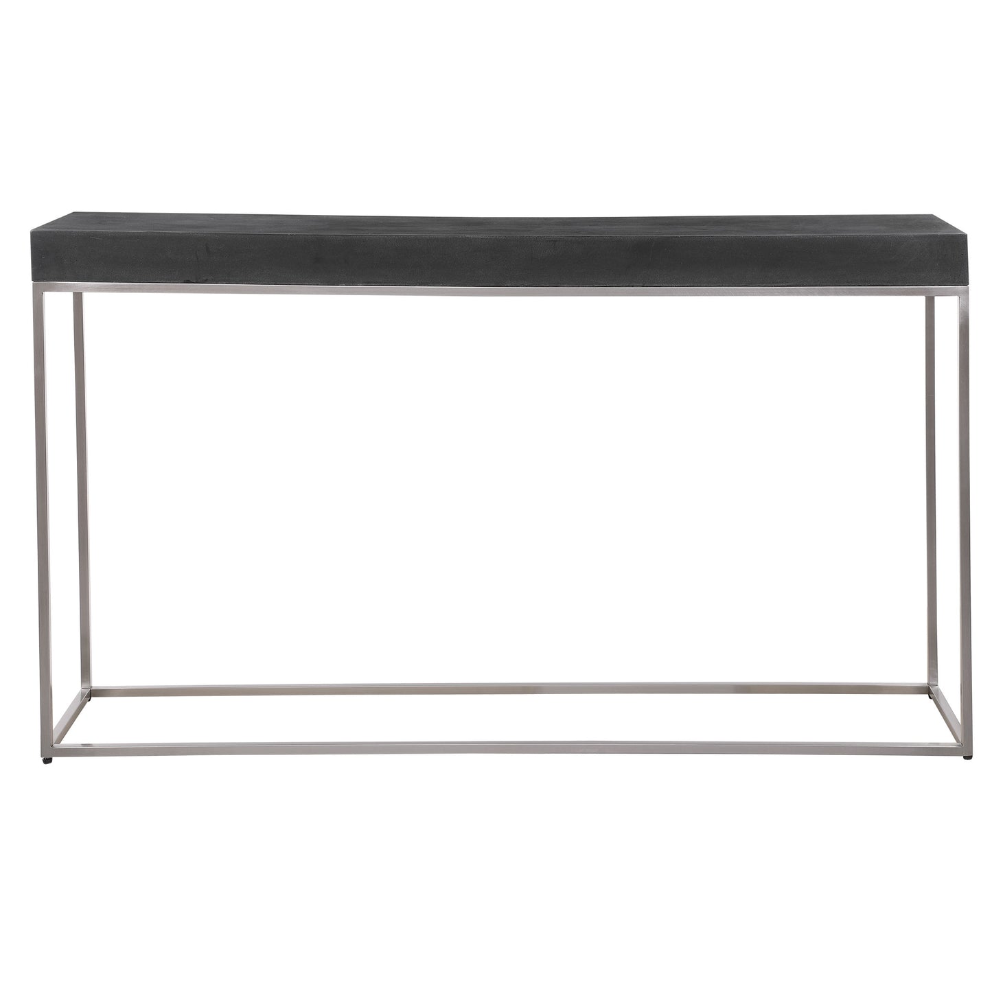 Uttermost 24974 Jase Black Concrete Console Table