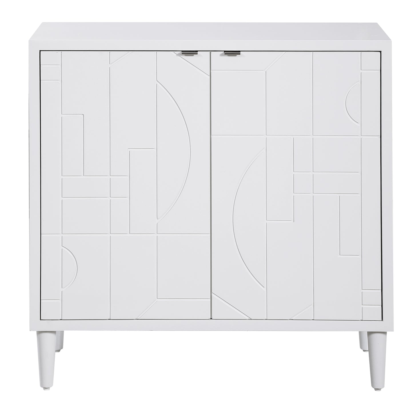 Uttermost 25105 Stockholm White 2 Door Cabinet